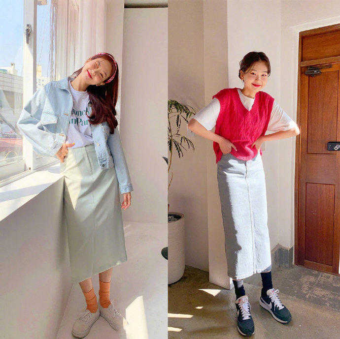 韩国流行穿搭春天穿什么,适合春天穿的小仙女