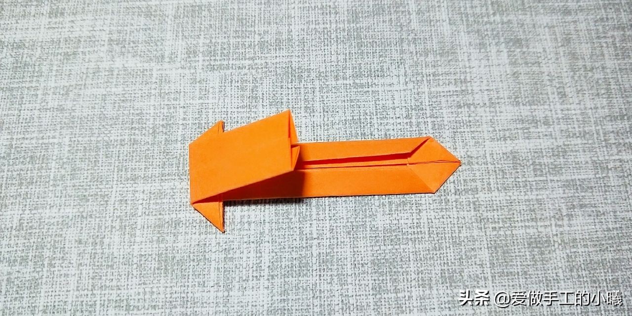 简单的折纸宝剑,折纸手工8-10岁武器宝剑图片