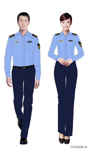 穿蓝色制服的公务员,穿制服上班有哪些职业