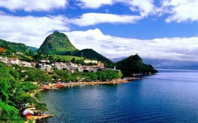 云南玉溪市抚仙湖风景,云南玉溪抚仙湖哪里值得游玩