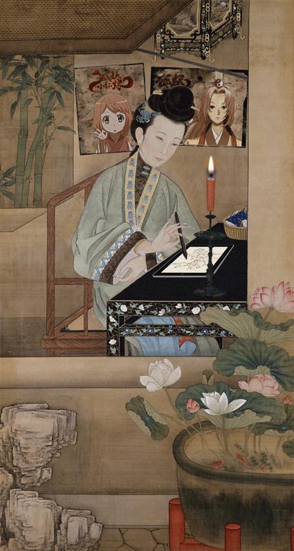 古画复活的视频,古画复活山水视频