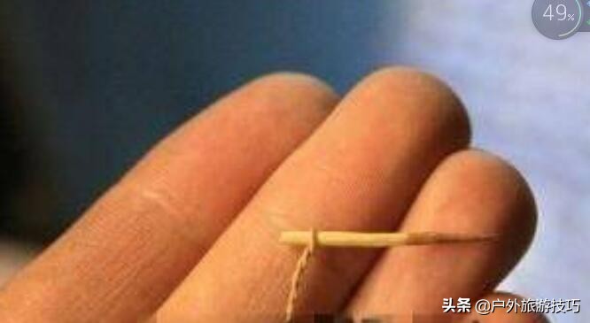 6-12岁自制鱼钩的方法,荒野求生野外自制鱼钩简单的方法