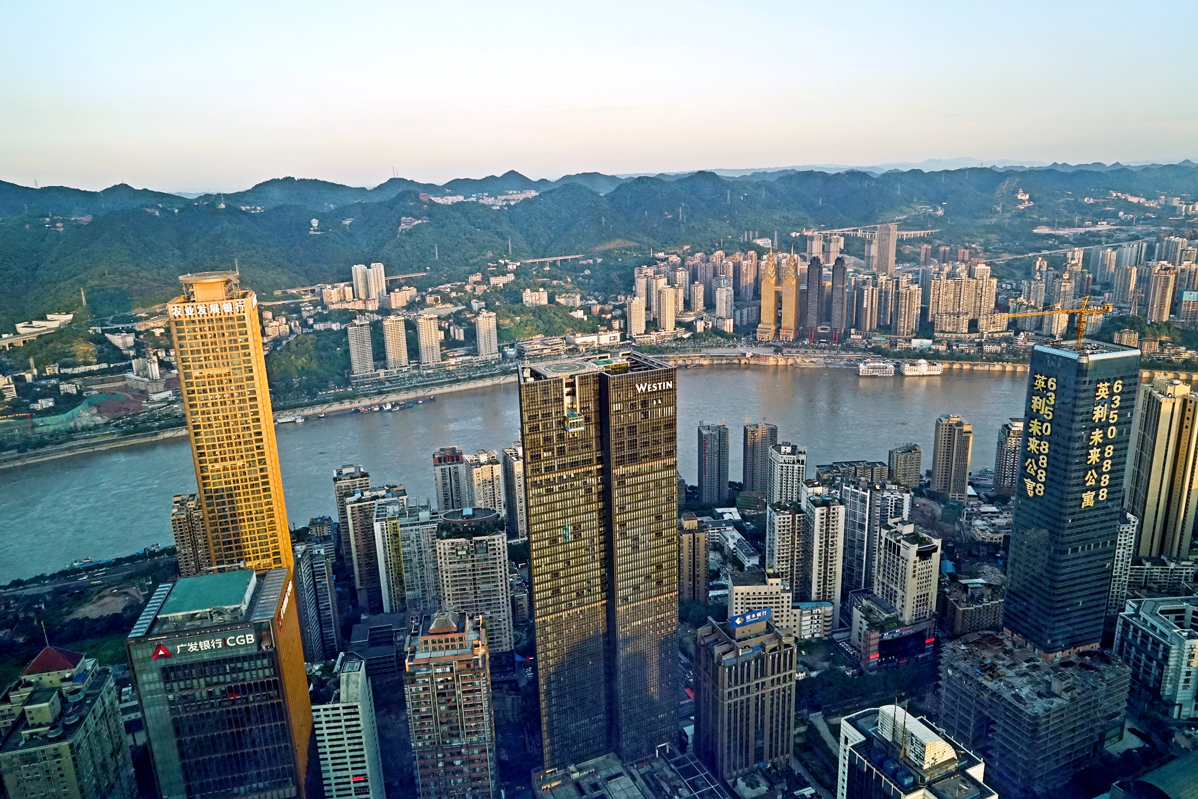 重庆白天风景,重庆曼哈顿震撼天际线