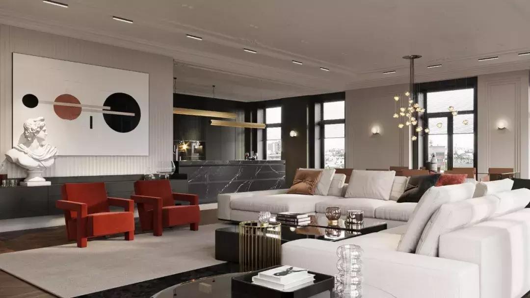 优雅现代法式风家装,简约经典诠释法式优雅