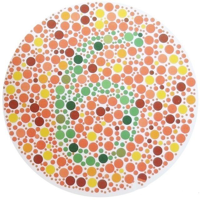 5张色觉测试图还挺有难度的,100张色觉测试图