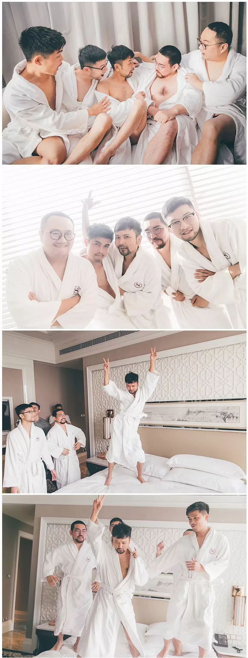 婚礼当天伴郎伴娘开心相处,婚礼当天伴郎和伴娘开心相处