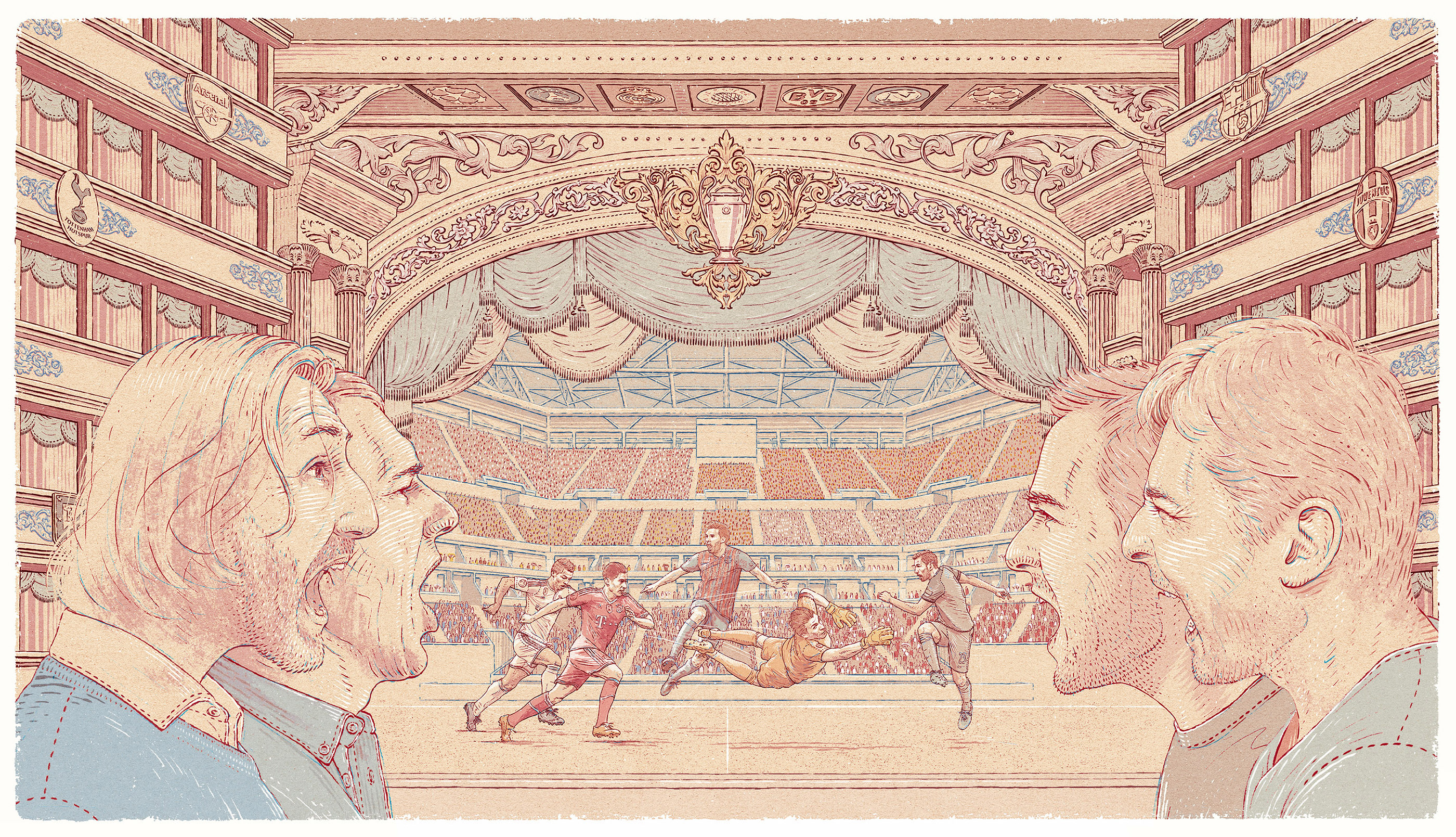 纯手绘足球运动员,关于足球的手绘画