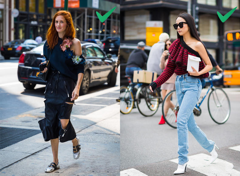 五种体型穿搭法，助你K.O身材缺陷