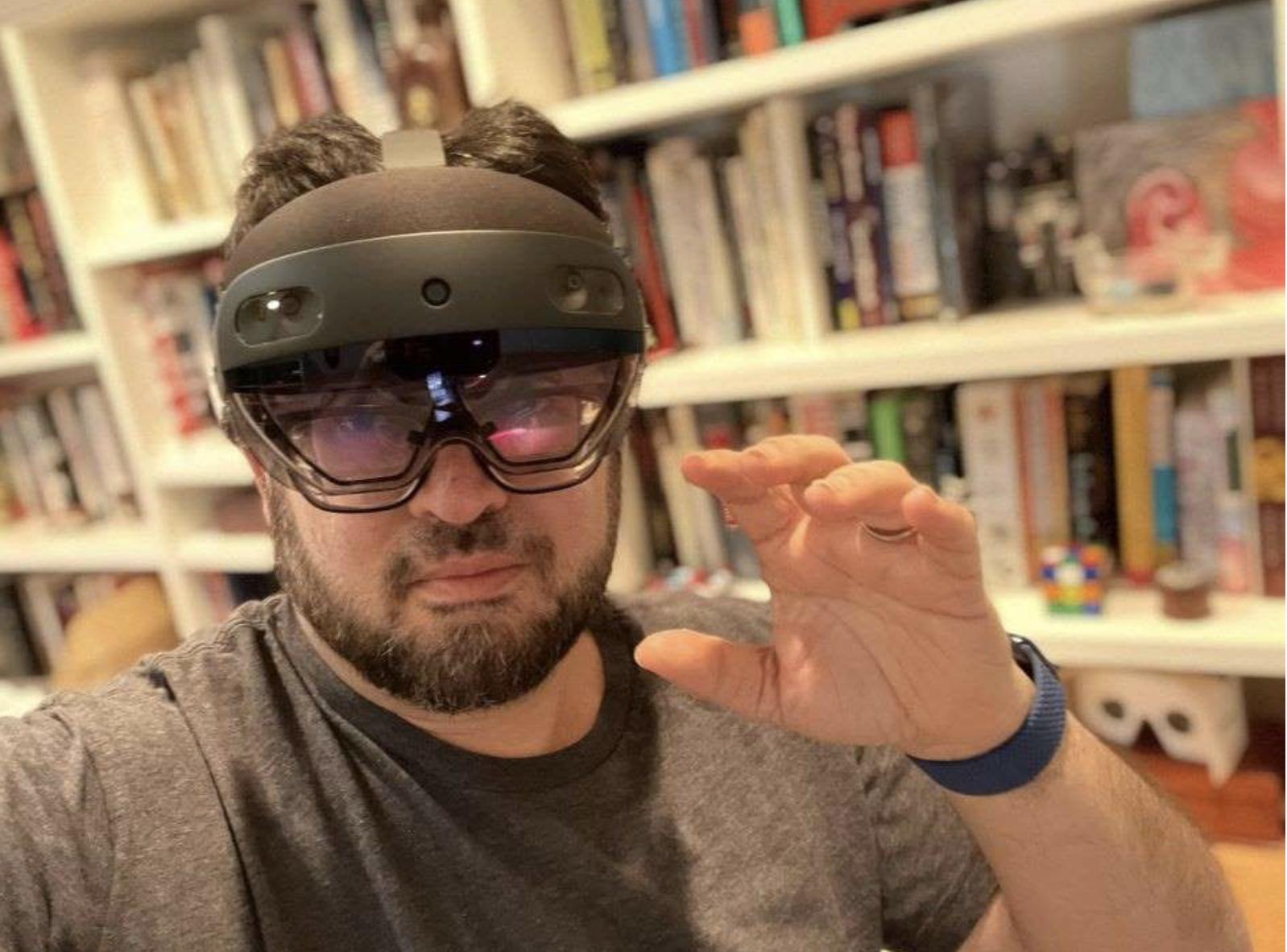 微软hololens2全息眼镜操作指南,微软ar眼镜hololens3