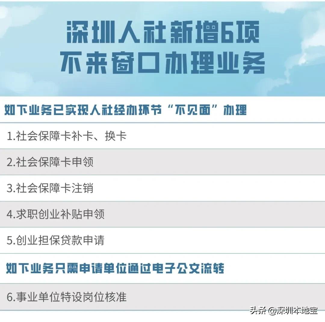 爱了！深圳再开通多项业务网上办！总有一个你需要