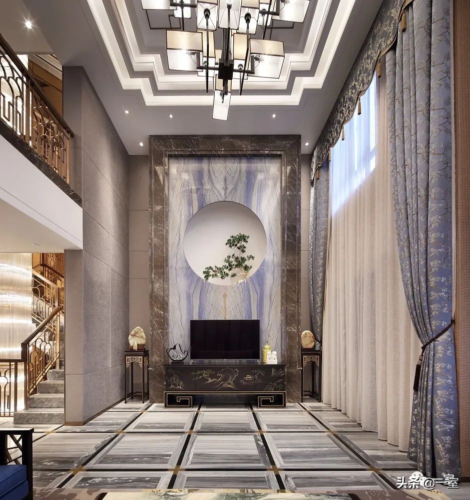 梁志天唐忠汉排名,现代风背景墙作品