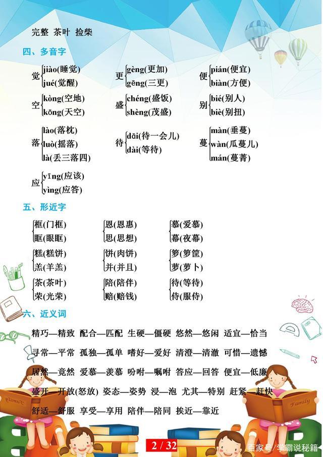 2019-2020五年级语文下学期期末卷,五年级上册语文期末复习必考点