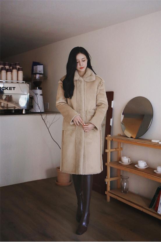 18套俏皮的保暖穿搭,韩国街拍穿搭冬季保暖