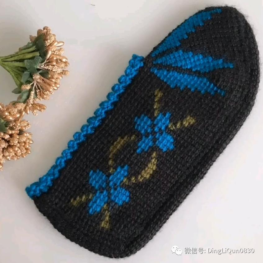 波西米亚风手工编织鞋子,针织作品50款