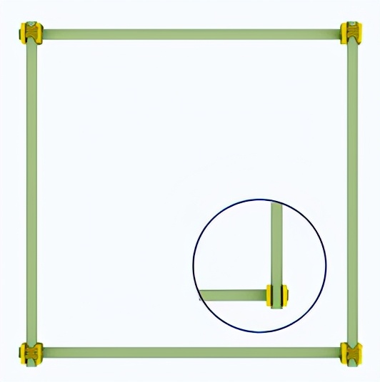 今天，让我们一起探究捆支架，三角形为什么比四边形框架稳固？