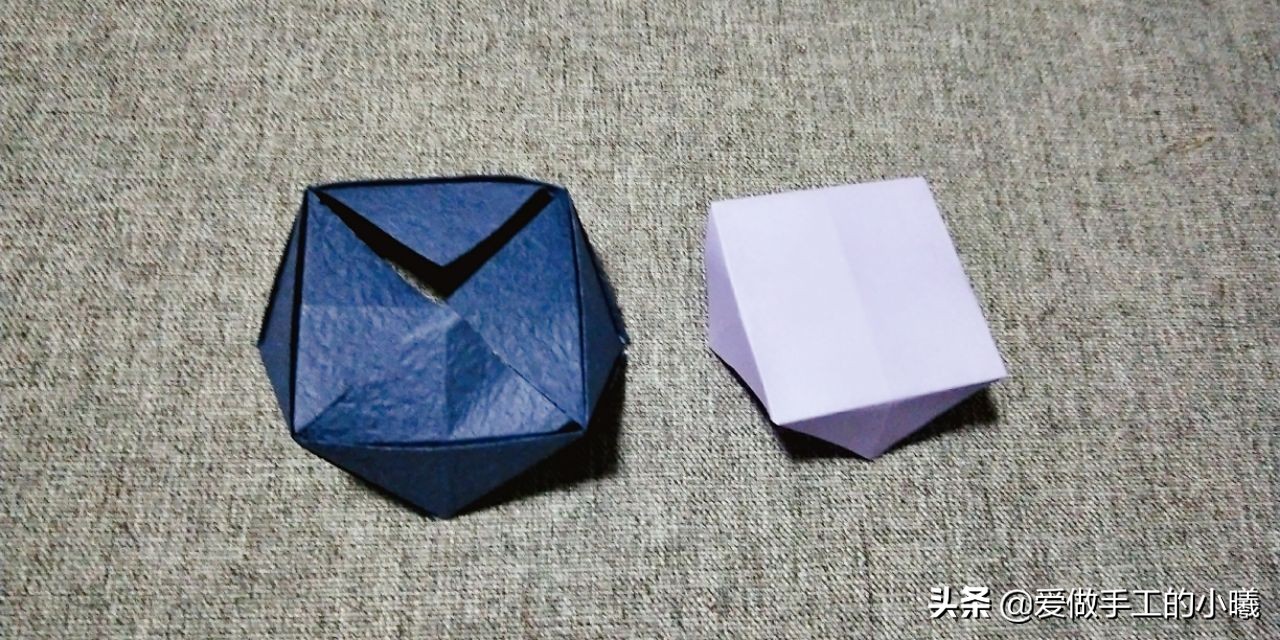 折纸花瓶教程小视频,立体折纸花瓶简单教程