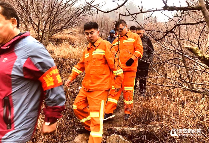 驴友从野路爬崂山失联,两驴友走野路闹悬被困崂山