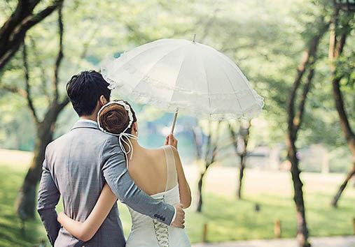 体型差婚纱照怎么拍,男瘦女胖婚纱照怎么拍