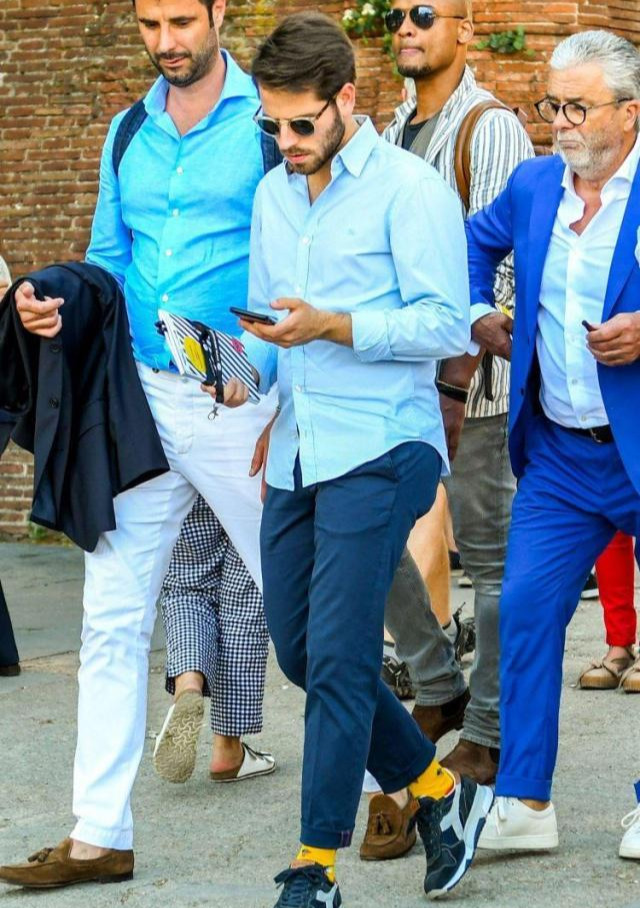 年轻好看的男士衬衫都有什么款,拉弗洛蓝男士衬衫