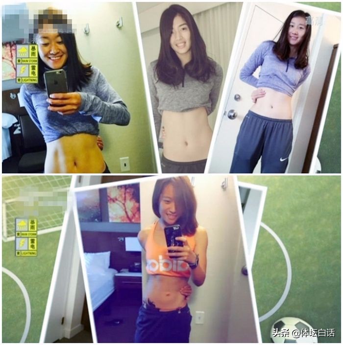 女足球员露腹肌！众队友张大嘴巴看呆，男子三大球被女子碾压