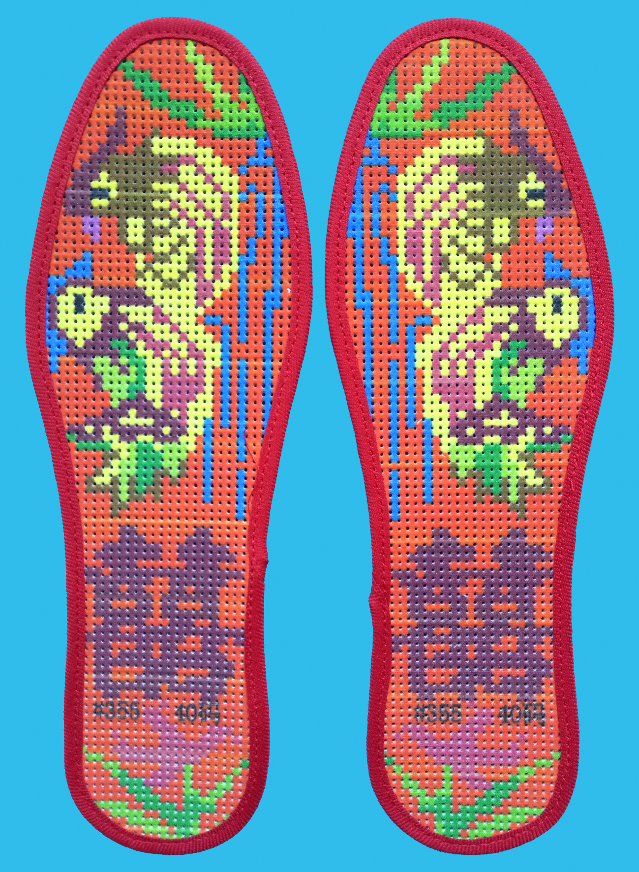 爱家人爱生活手工绣花鞋垫,绣花鞋垫文化传承