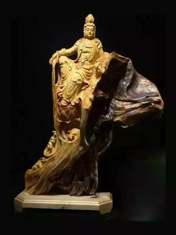 木雕佛像仿古,木雕佛像工艺品欣赏