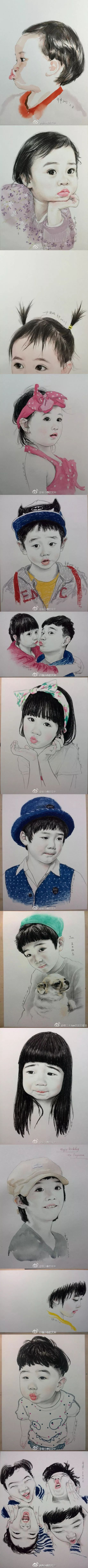 适合孩子写生的画法,儿童画如何快速临摹