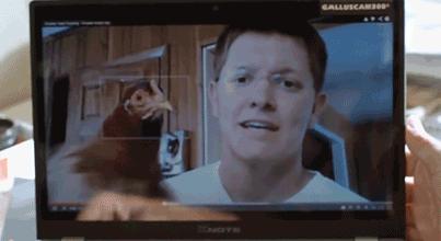 拿鸡当摄像机,拿鸡当摄像头