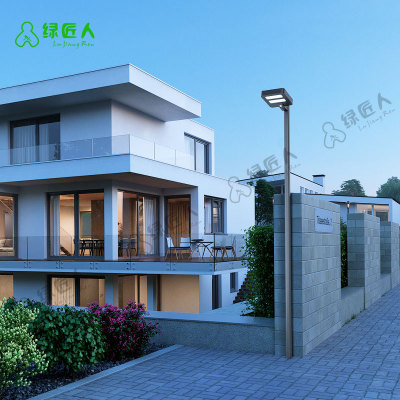 欧式太阳能路灯别墅庭院灯,厂家直销太阳能路灯景观灯