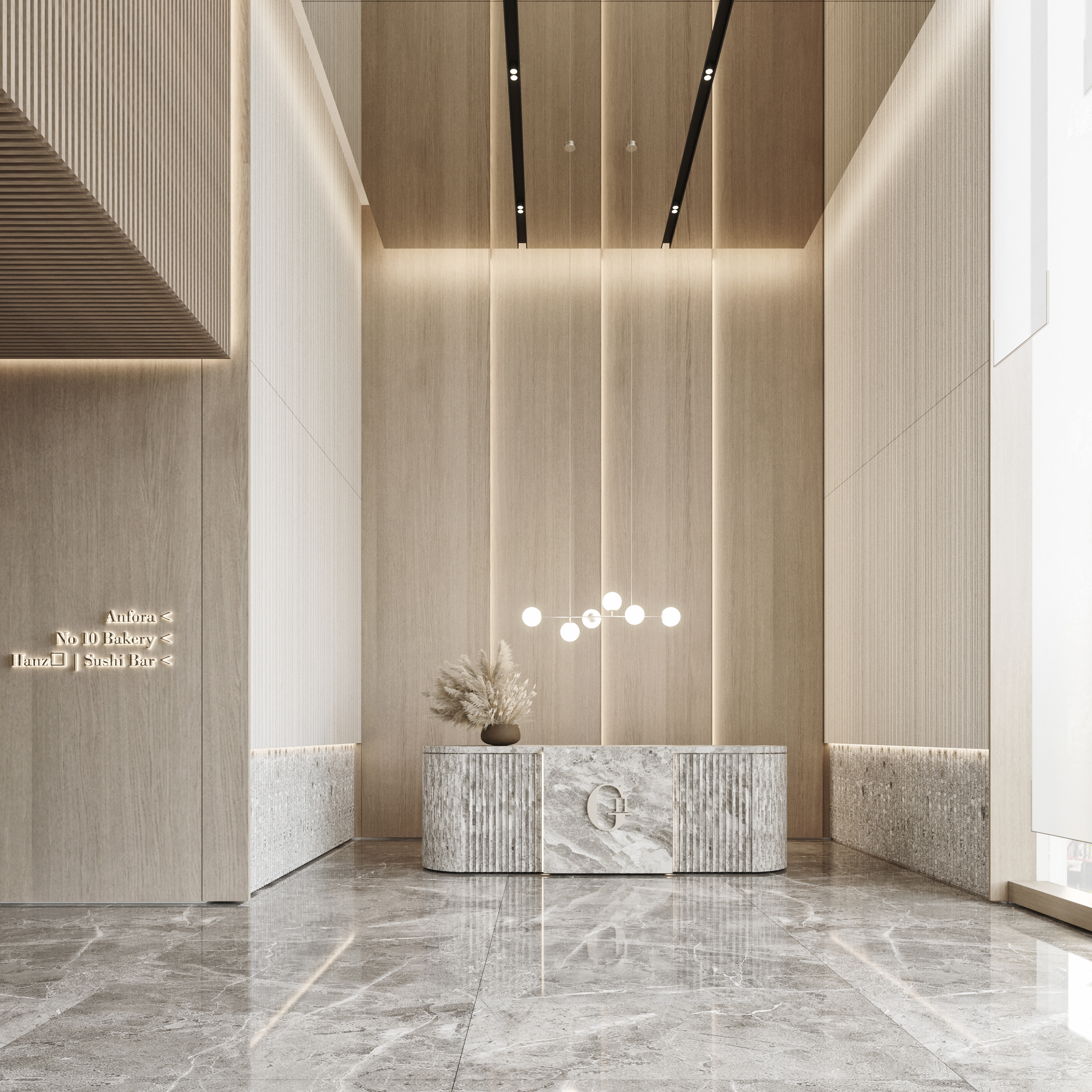 办公室前台装修设计工程,高端办公室前台装修设计展示