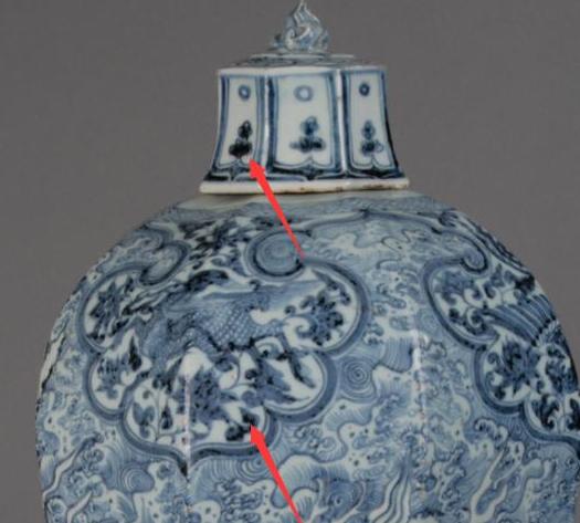 一招鉴定元青花真品必须有火石红,元青花小罐瓷器底足鉴定方法