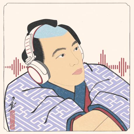 设计稿作品动态展示,浮世绘设计图素材