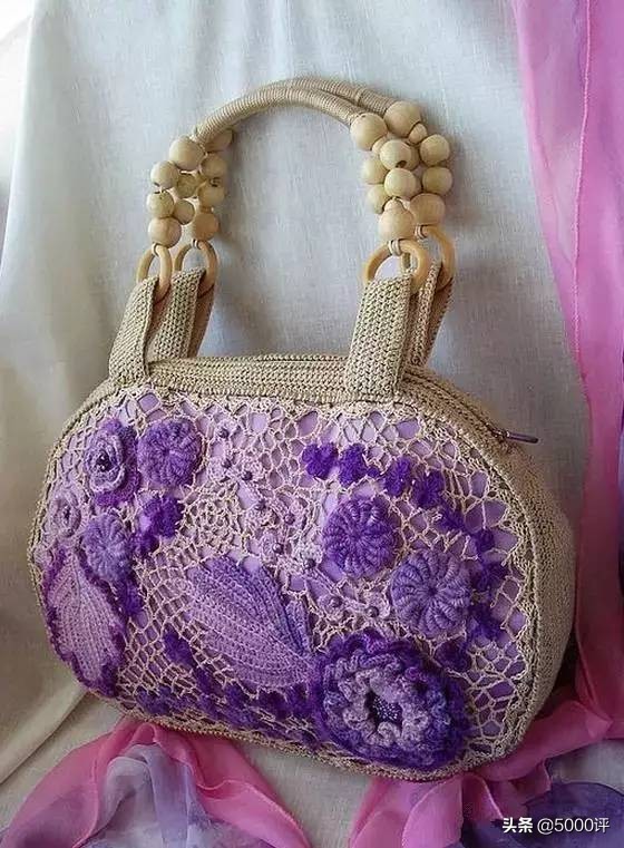 爱尔兰钩花包包,爱尔兰钩花包包图解