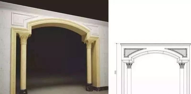 大理石极简垭口门套什么时候装,大理石垭口门套收边几公分好看