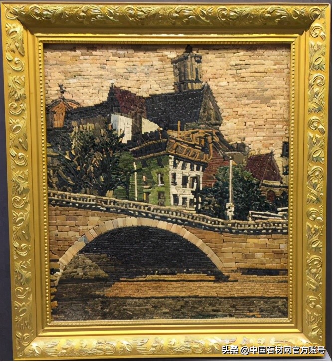 现代简约艺术感大理石马赛克图案,高端石材马赛克效果图