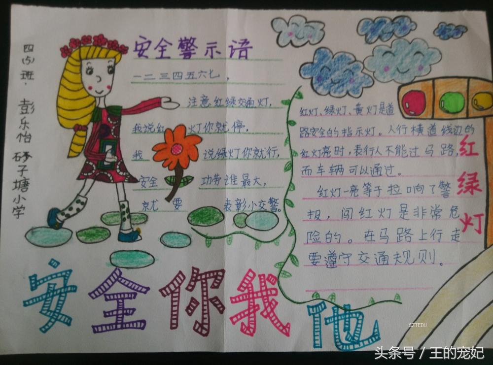 国家安全知识手抄报图片2020,普及安全知识提高避险能力手抄报