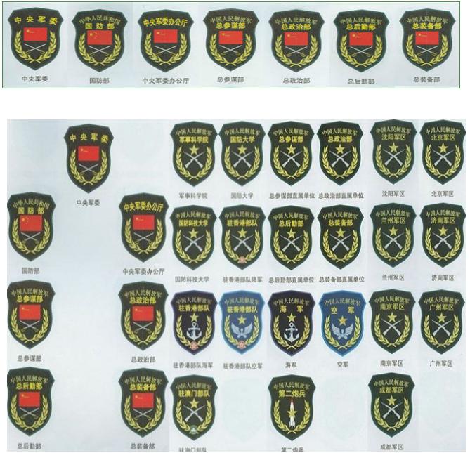 中国军衔和军官资历大全,中国的军官军衔等级