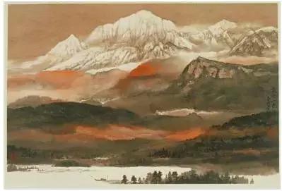 国画山水的上色,国画重彩山水上色技法