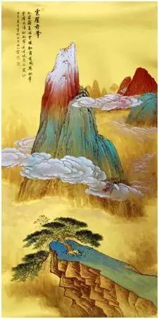 国画人物上色口诀,国画山水鸿运当头上色步骤