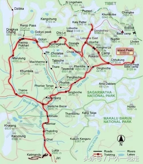 ebc尼泊尔珠峰大本营,珠峰南坡ebc