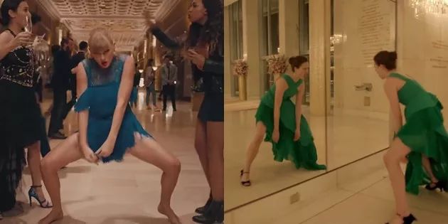 霉霉紫色香水广告,霉霉新mv里的香槟女