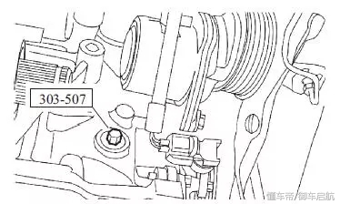 福特福克斯1.5发动机正时工具,1.6自吸福克斯正时校对