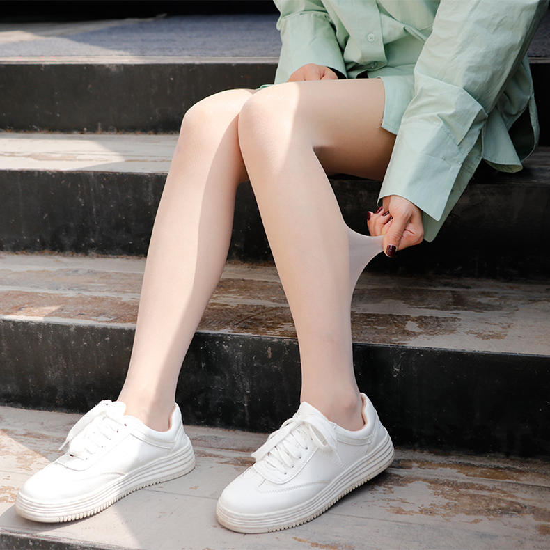 自带磨皮袜的图片,美肤袜光腿神器超自然隐形不假白