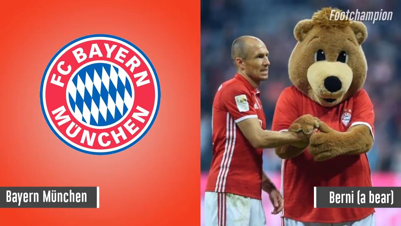 感觉自己萌萌哒！来看看最火的足球豪门吉祥物是哪些？