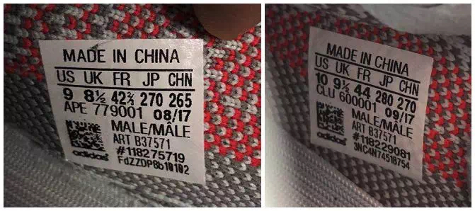 adidas鞋标真假辨别,adidas真假鞋鉴定方法