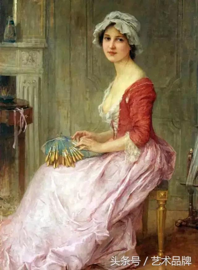油画中的女人如此动人,西方油画中的女神优雅迷人