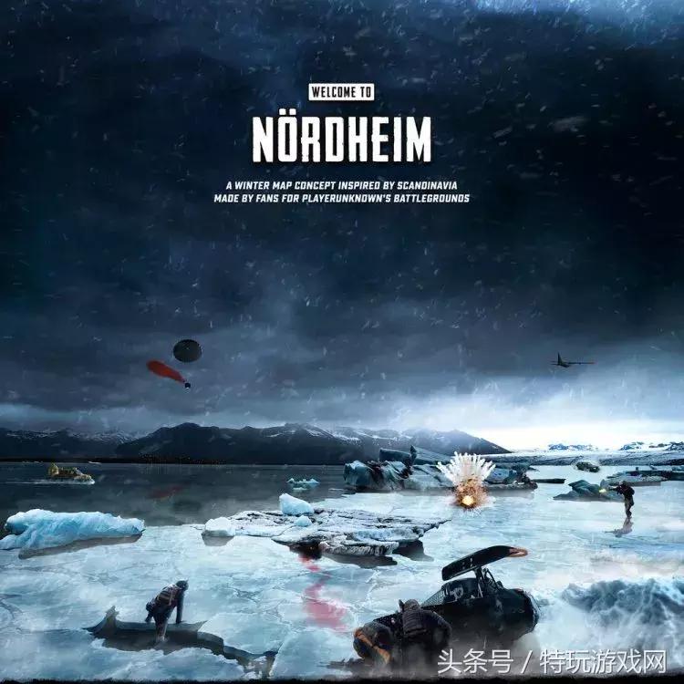 我比蓝洞设计师强！玩家自制史诗雪原地图含大量场景道具创新！