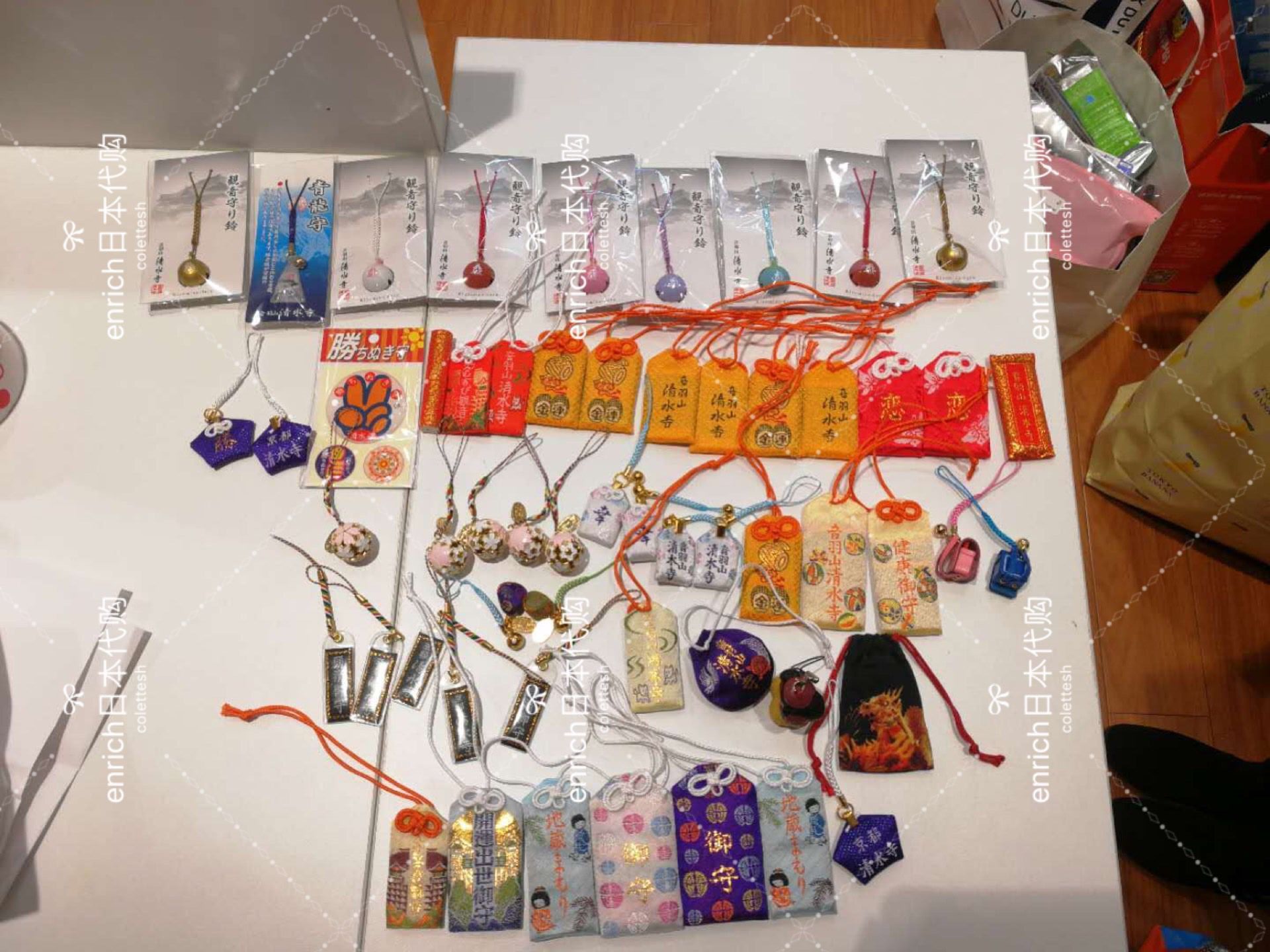 浅草寺御守和清水寺御守,浅草寺清水寺御守