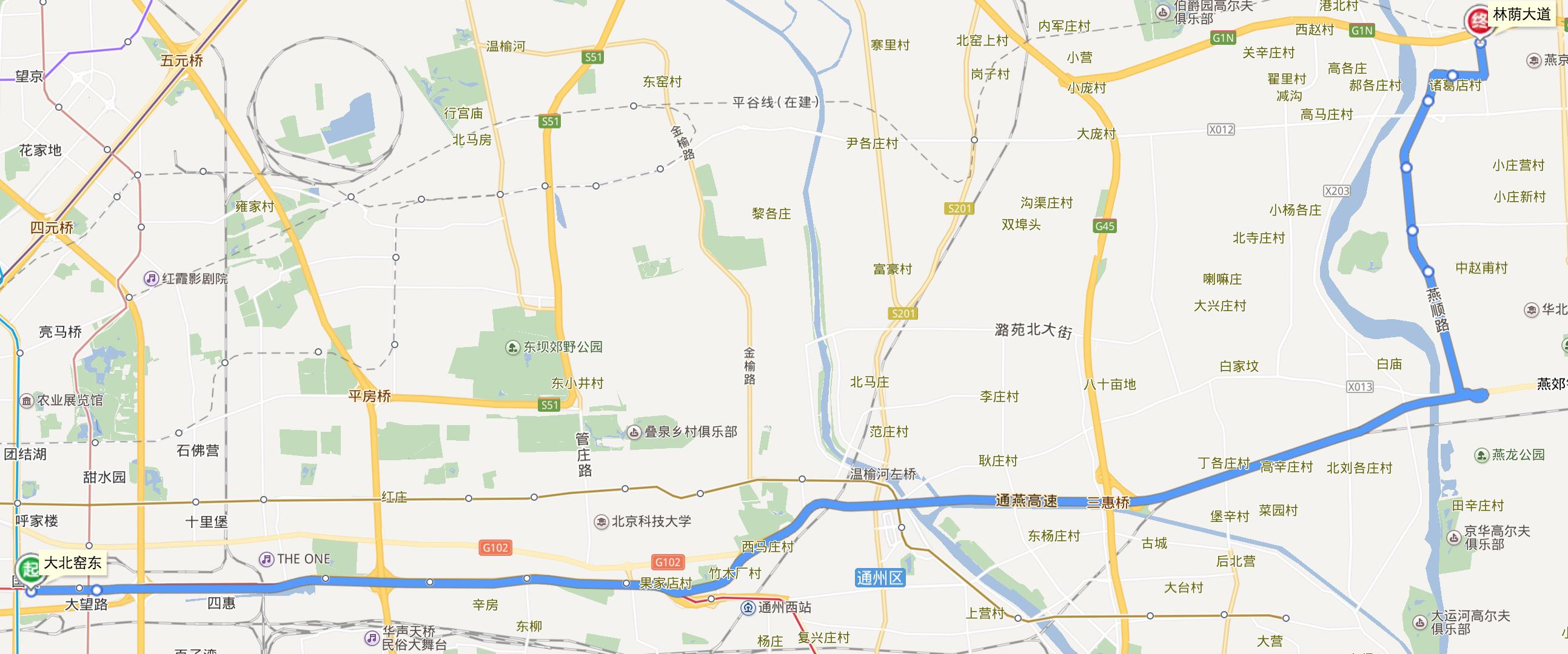 燕郊交通路线图,燕郊进京交通路线