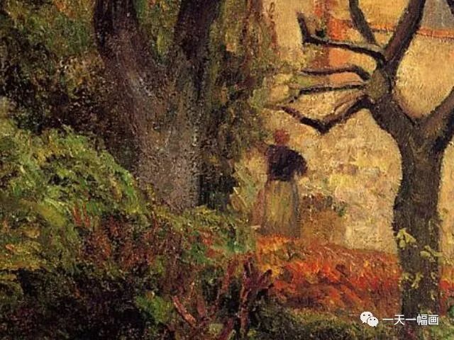 《鲁昂的春天》是高更经历变故暂居鲁昂思考人生的创作